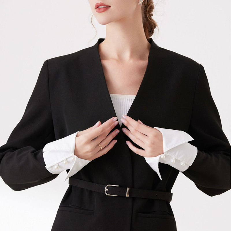 Summer Clothing Office - Diy elegante camisa de escritório punhos