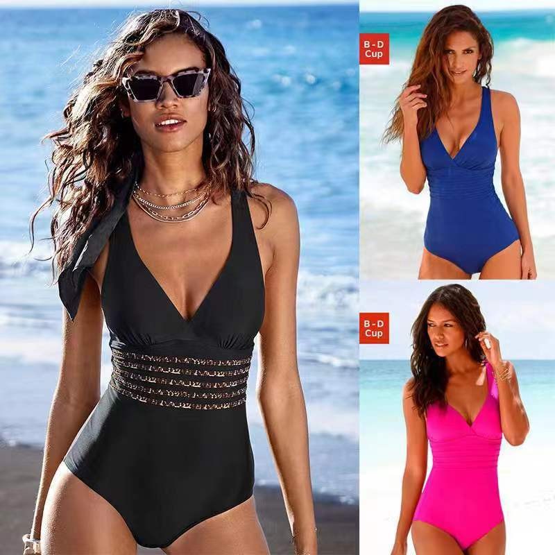 Swimsuit One Piece - Maiô Feminino Tankini Preto de Cor