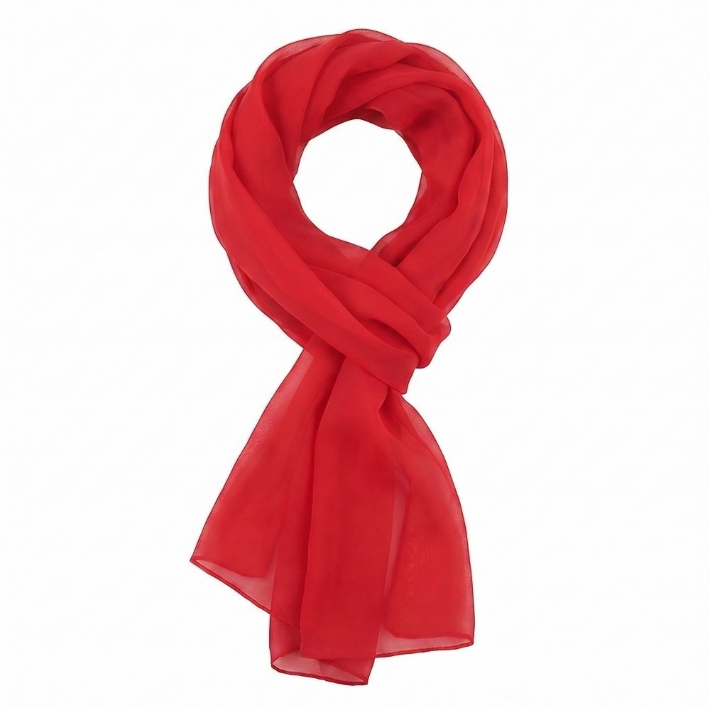 Sarong Pareo Wrap - Lenço Fino de Chiffon Cor Sólida