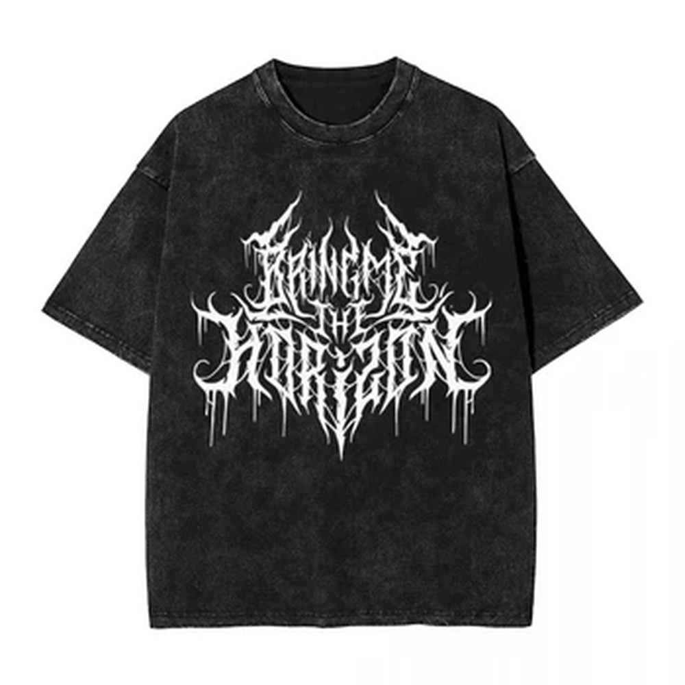Vintage Summer Clothing Men - Camisetas Masculinas BMTH Bring Me The