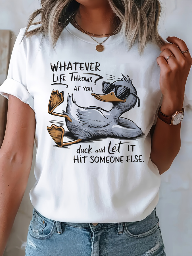 Summer Clothing Quotes - Camiseta feminina casual de manga curta