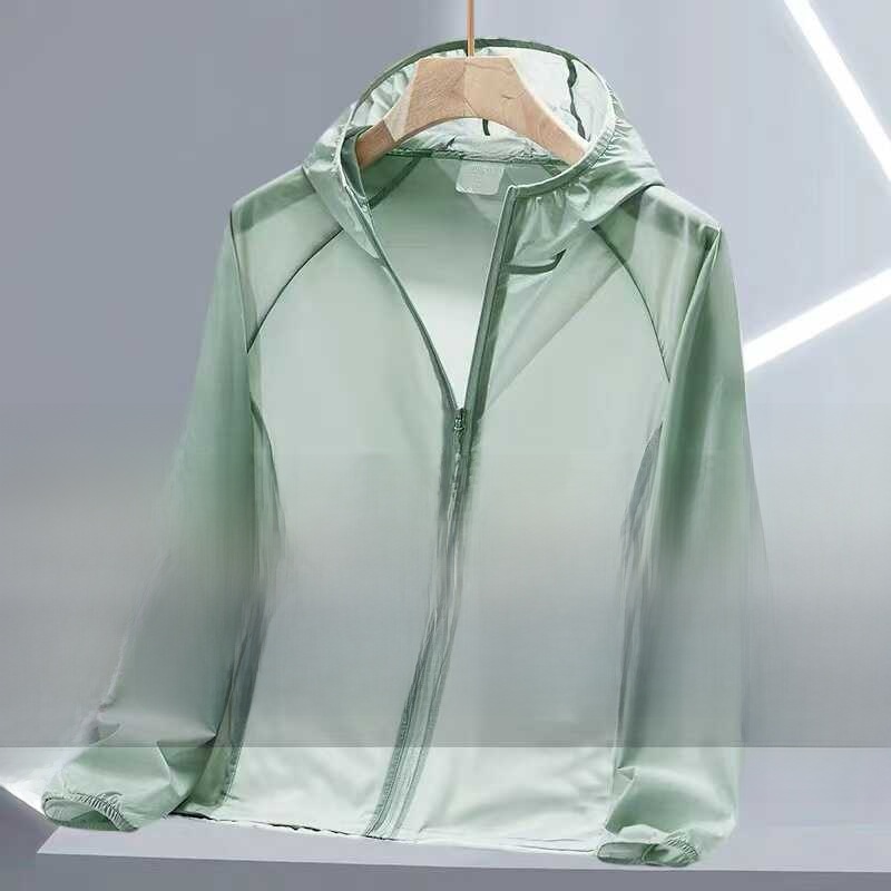 Summer Clothing Work - Jaqueta Masculina de Seda Gelada Leve