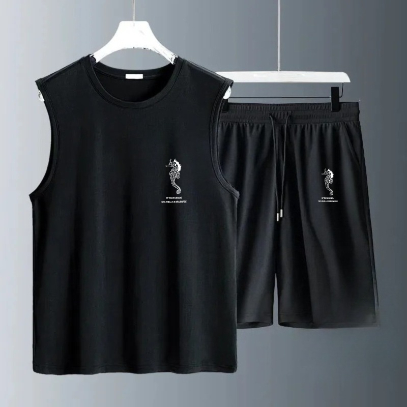 Summer Clothing Mens - Conjunto Masculino de Regata e Calção