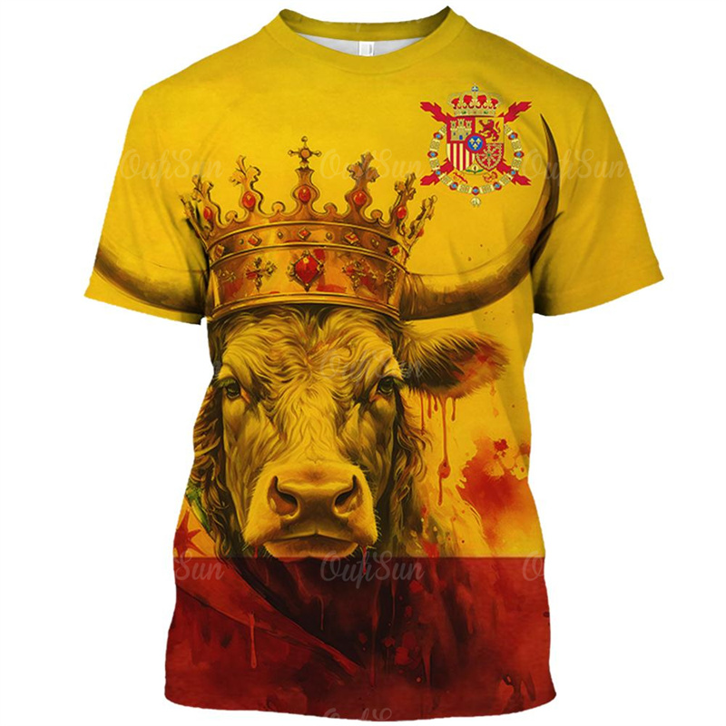 Summer Clothing In Spanish - Camisetas Gráficas de Rinha de Touros