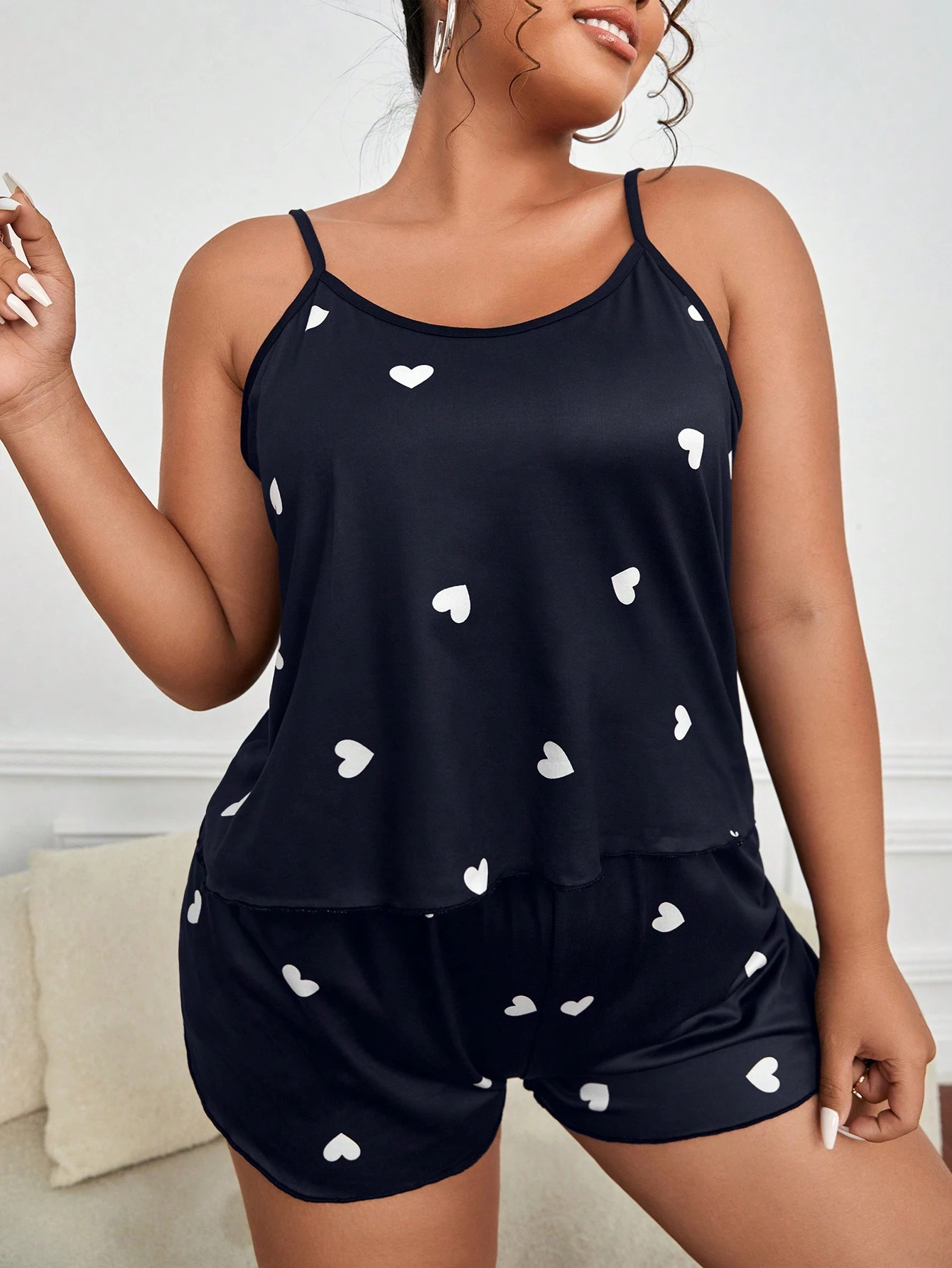 Summer Clothing Stores - Conjunto de pijamas femininos, 2 peças,