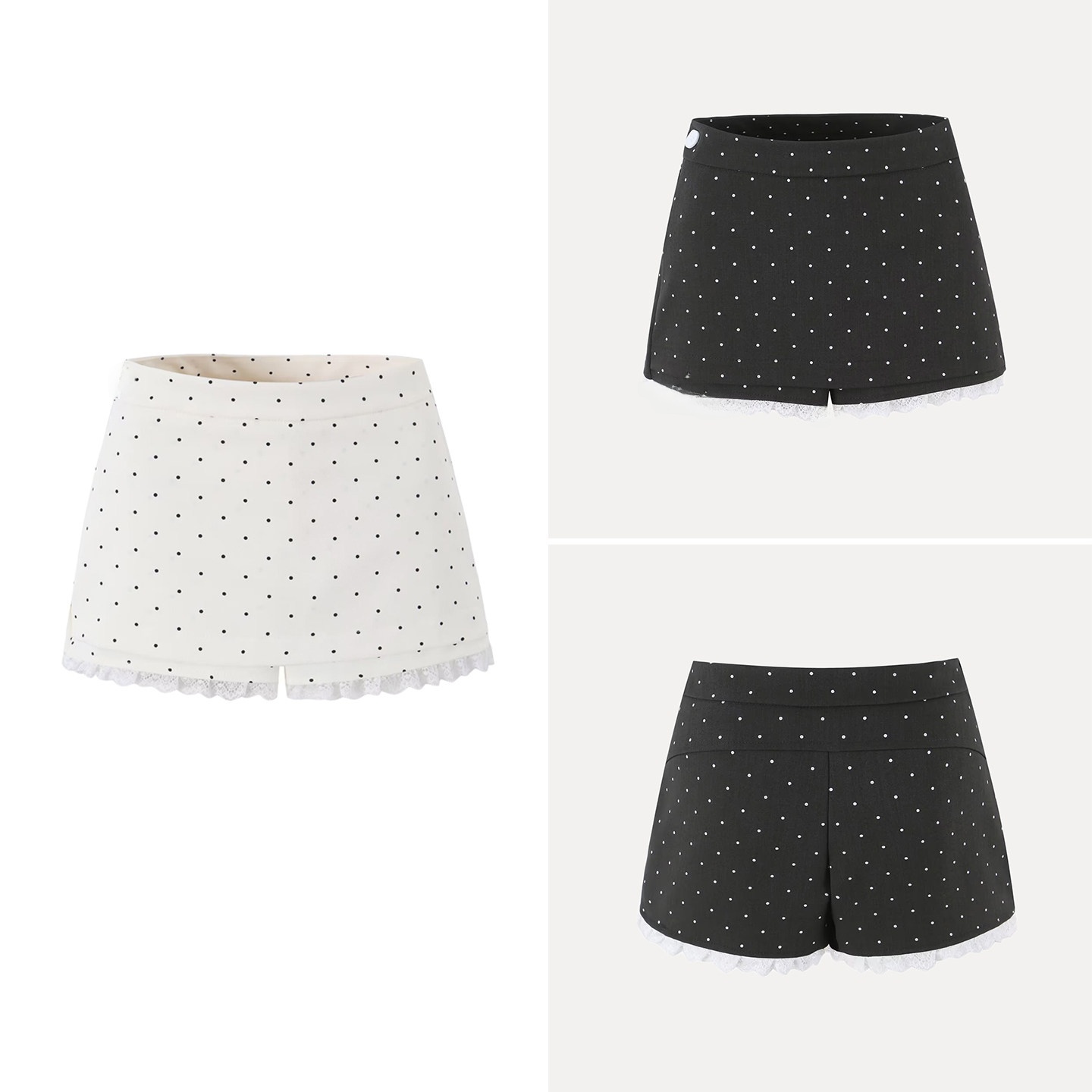 Summer Line Clothing Brand - Saia Curta A-Line de Renda com