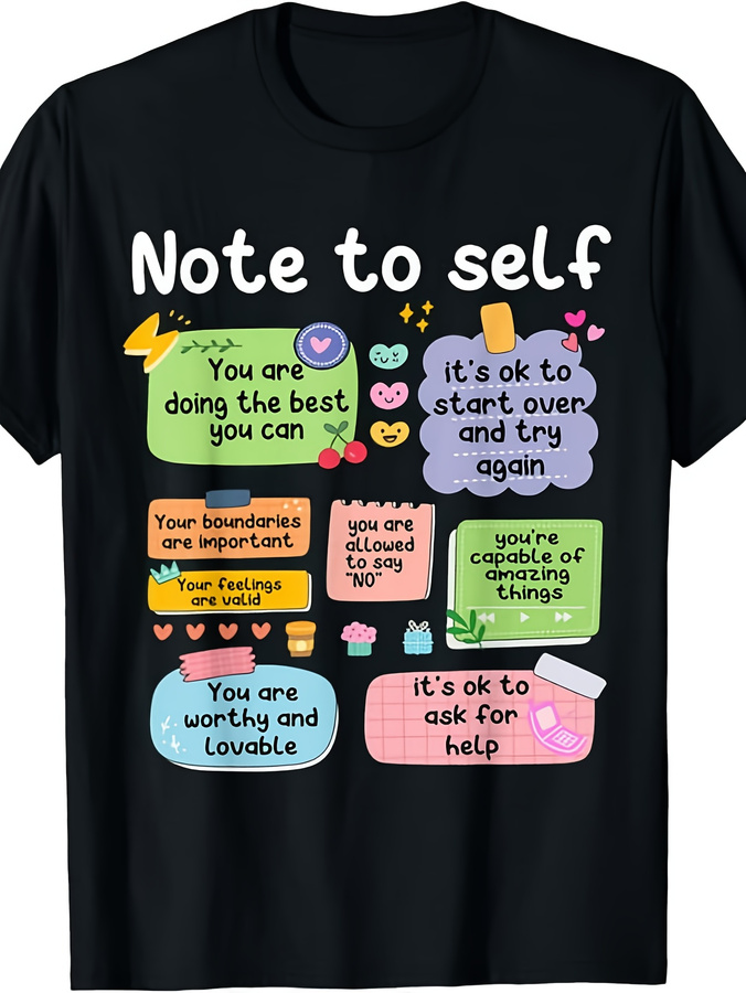 Summer Clothing Quotes - Camiseta Inspiradora 'Uma Carta para Mim'