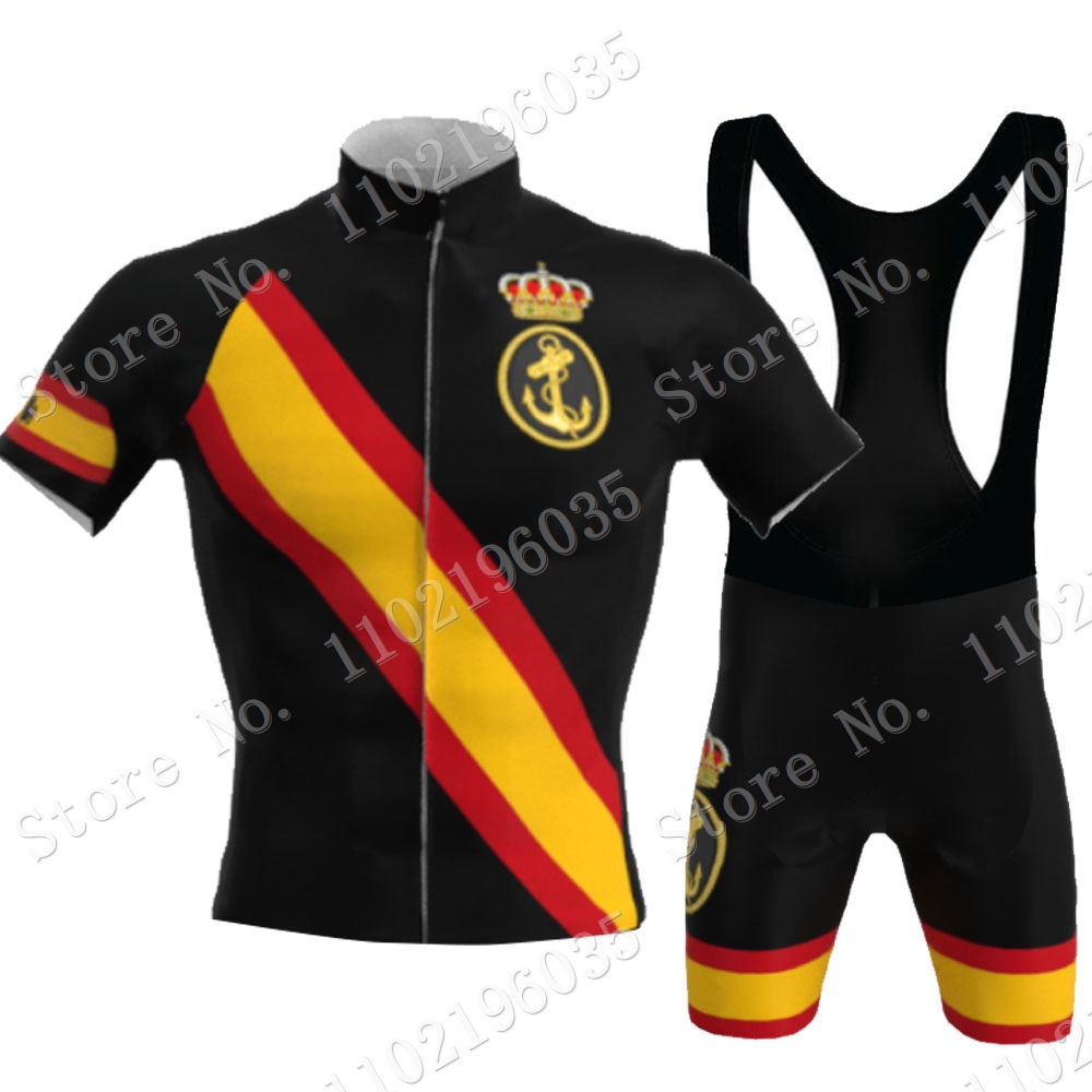 Summer Clothing In Spanish - Espanhol Armada Espana Ciclismo Jersey Set,