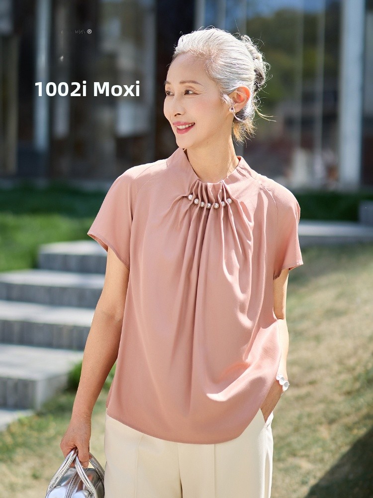 Summer Clothing Over 50 - Camiseta fina de manga curta da