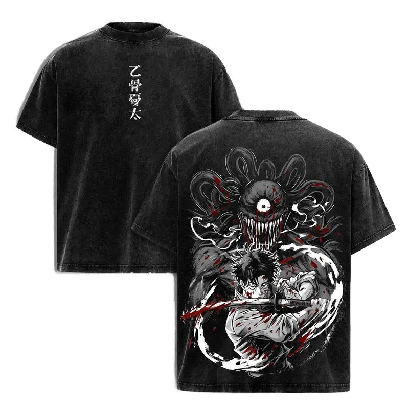 Vintage Summer Clothing Men - Camiseta Jujutsu Kaisen Okkotsu Yuta Manga