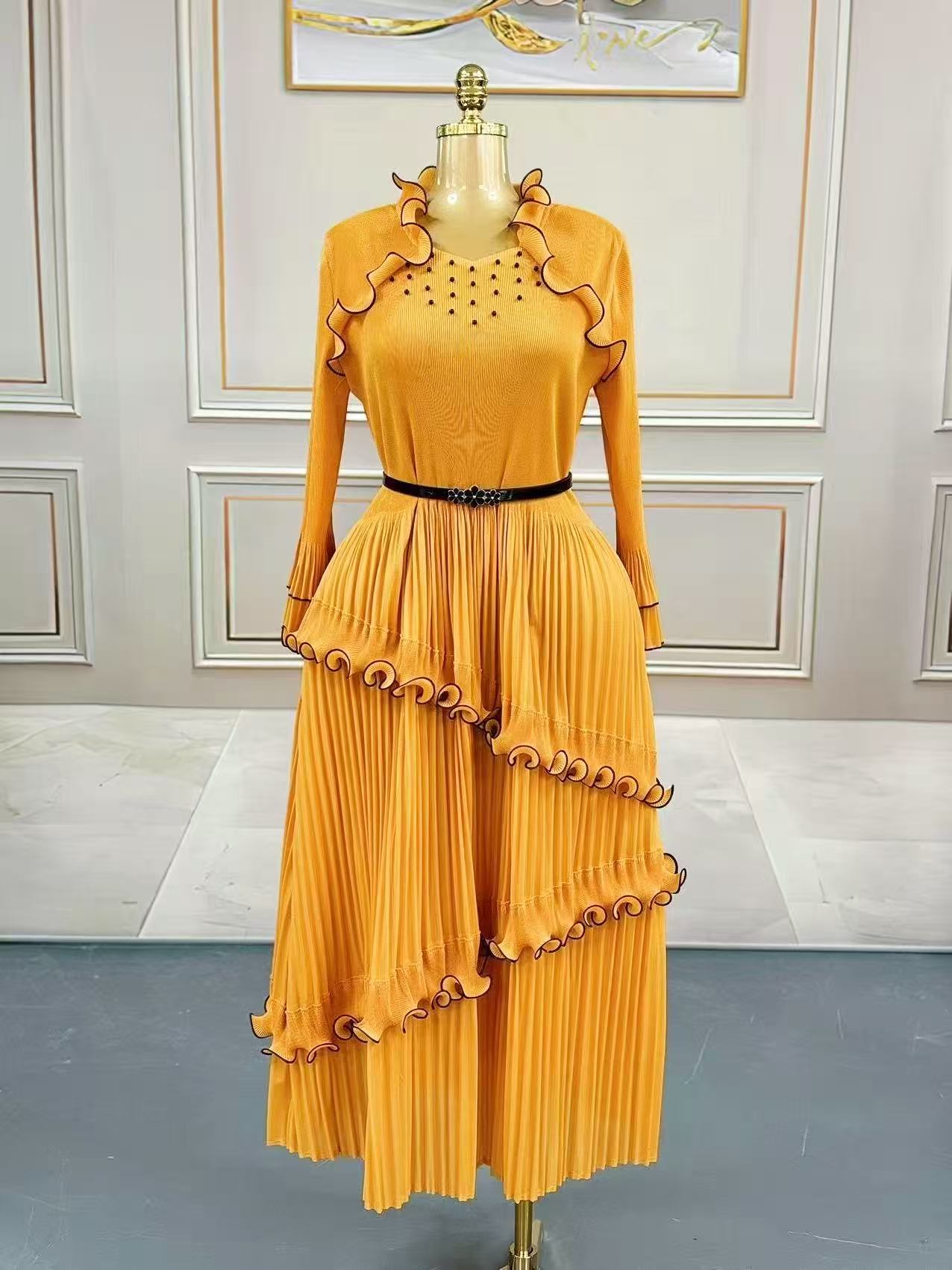 Summer Clothing New Look - Miyake vestido 2025 verão novo high-end