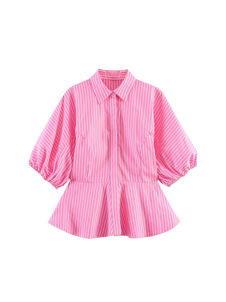 Camisas Femininas Listradas TF - Summer Clothing For Teens avaliação e preço