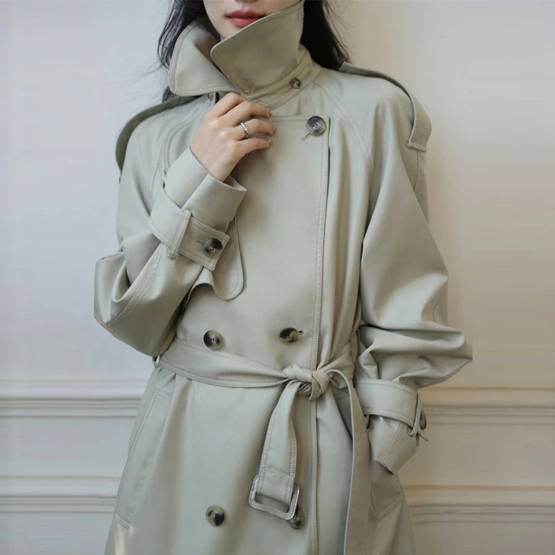 2025 outono feminino trench co - Summer Clothing Over 50 avaliação e preço