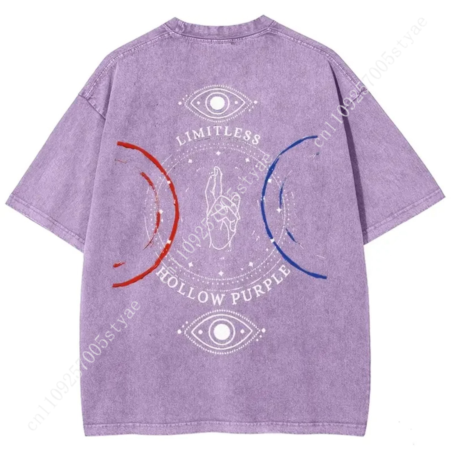 Camiseta Estampada Anime Gojo  - Vintage Summer Clothing Men avaliação e preço