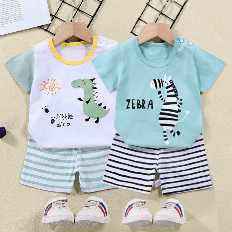 Conjunto de agasalho de algodã - Summer Clothing For Babies avaliação e preço