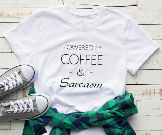 Sugarbaby café e sarcasmo cami - Summer Clothing Quotes avaliação e preço