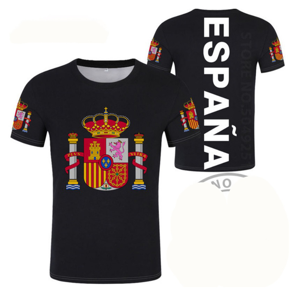 Espanha camisa de futebol 3d o - Summer Clothing In Spanish avaliação e preço