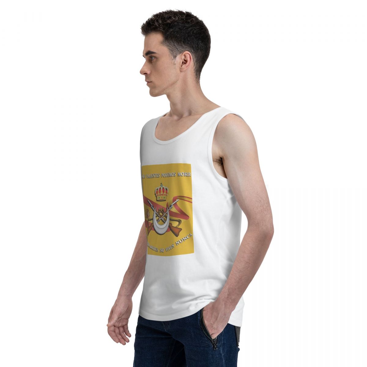 Camiseta Regata Masculina 100% - Summer Clothing In Spanish avaliação e preço