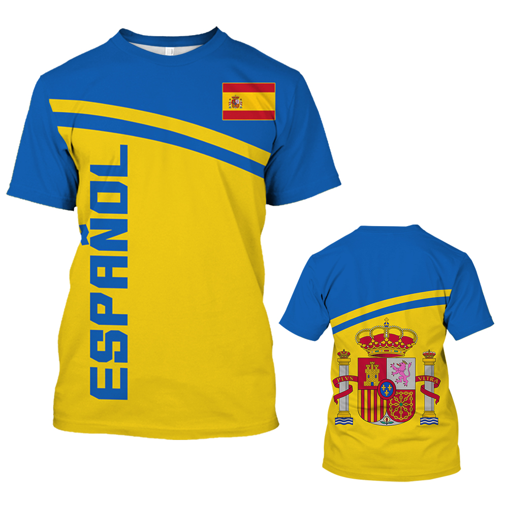 Vintage Espanha T-shirt Para H - Summer Clothing In Spanish avaliação e preço