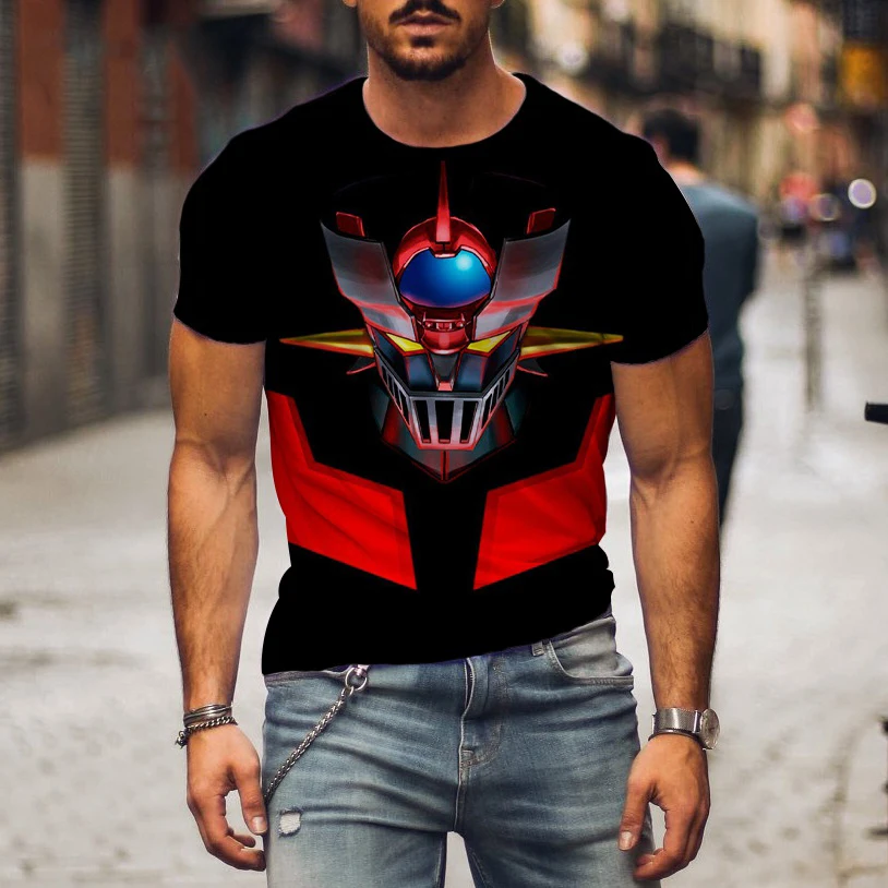 Camiseta 3D Estampada Mazinger - Summer Clothing Over 50 avaliação e preço