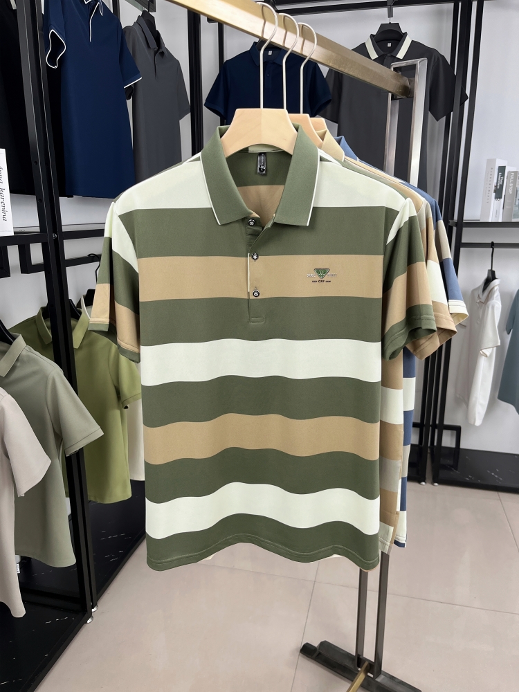 Marca de luxo camisa polo masc - Summer Clothing For Teens avaliação e preço