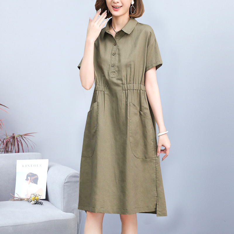 Vestido Midi Casual de Algodão - Summer Line Clothing Brand avaliação e preço