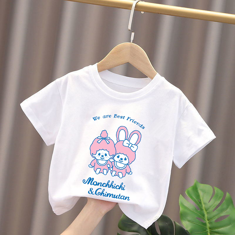 Camisetas infantis monchhichi, - Summer Clothing For Babies avaliação e preço