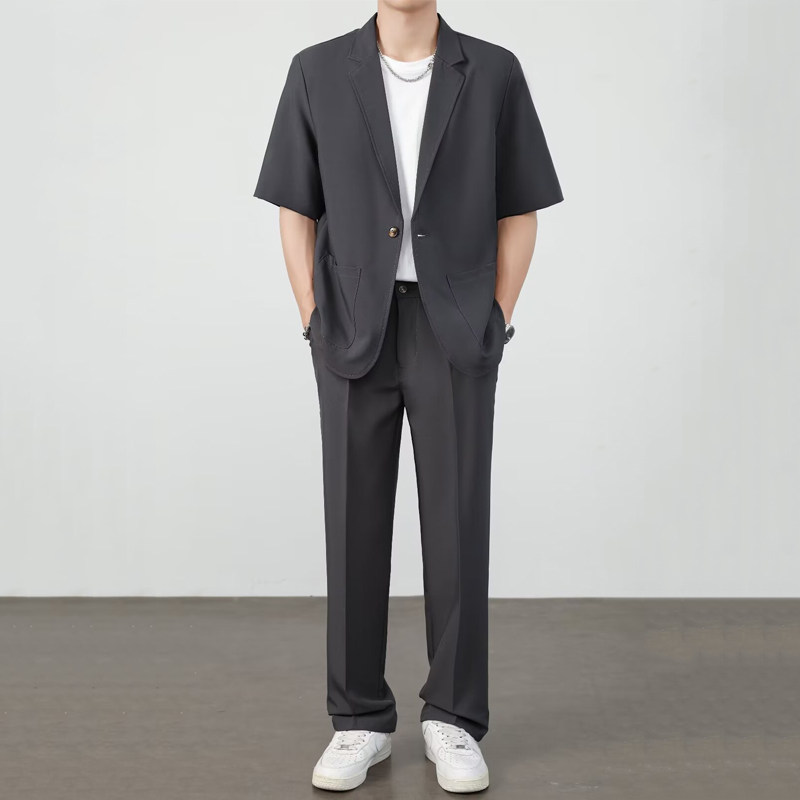 Conjunto de Terno Masculino de - Summer Clothing For Teens avaliação e preço