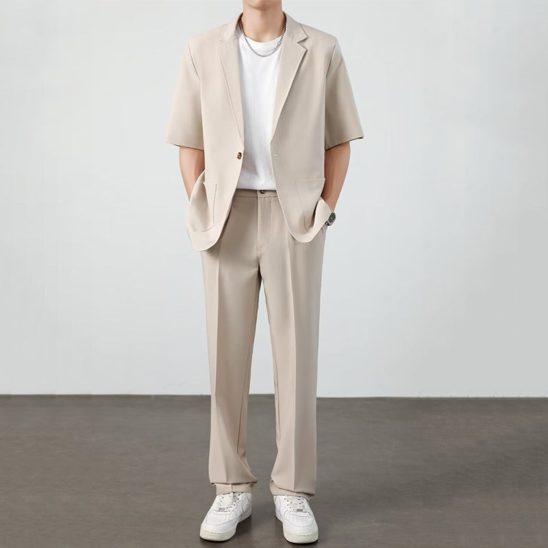Conjunto de Terno Masculino de - Summer Clothing For Teens avaliação e preço