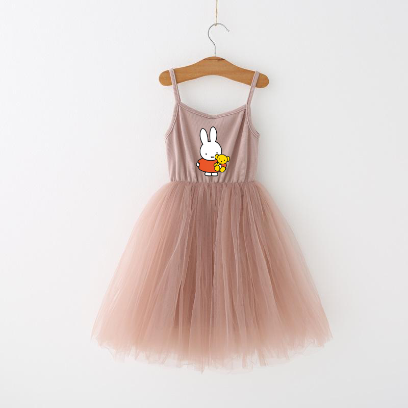 Vestido Infantil Miffy com Alç - Summer Clothing For Babies avaliação e preço