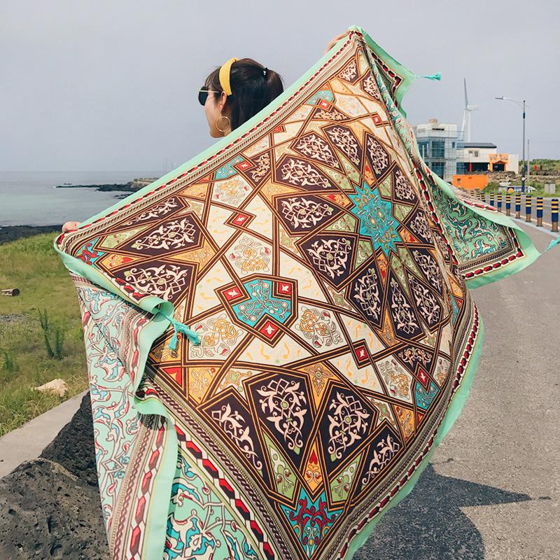 2018 novo algodão de sarja de  - Sarong Pareo Wrap avaliação e preço