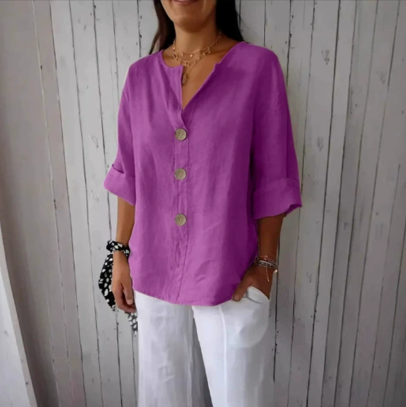 Camisa e Blusas Plus Size Femi - Summer Clothing Office avaliação e preço