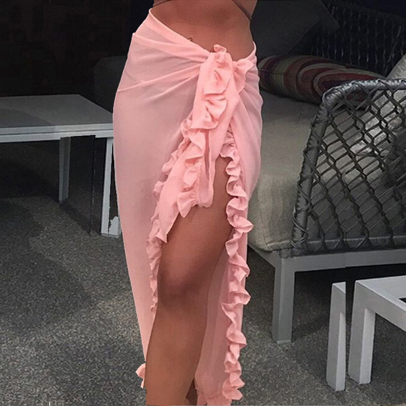 Mulheres sexy sheer bikini cob - Sarong Pareo Wrap avaliação e preço